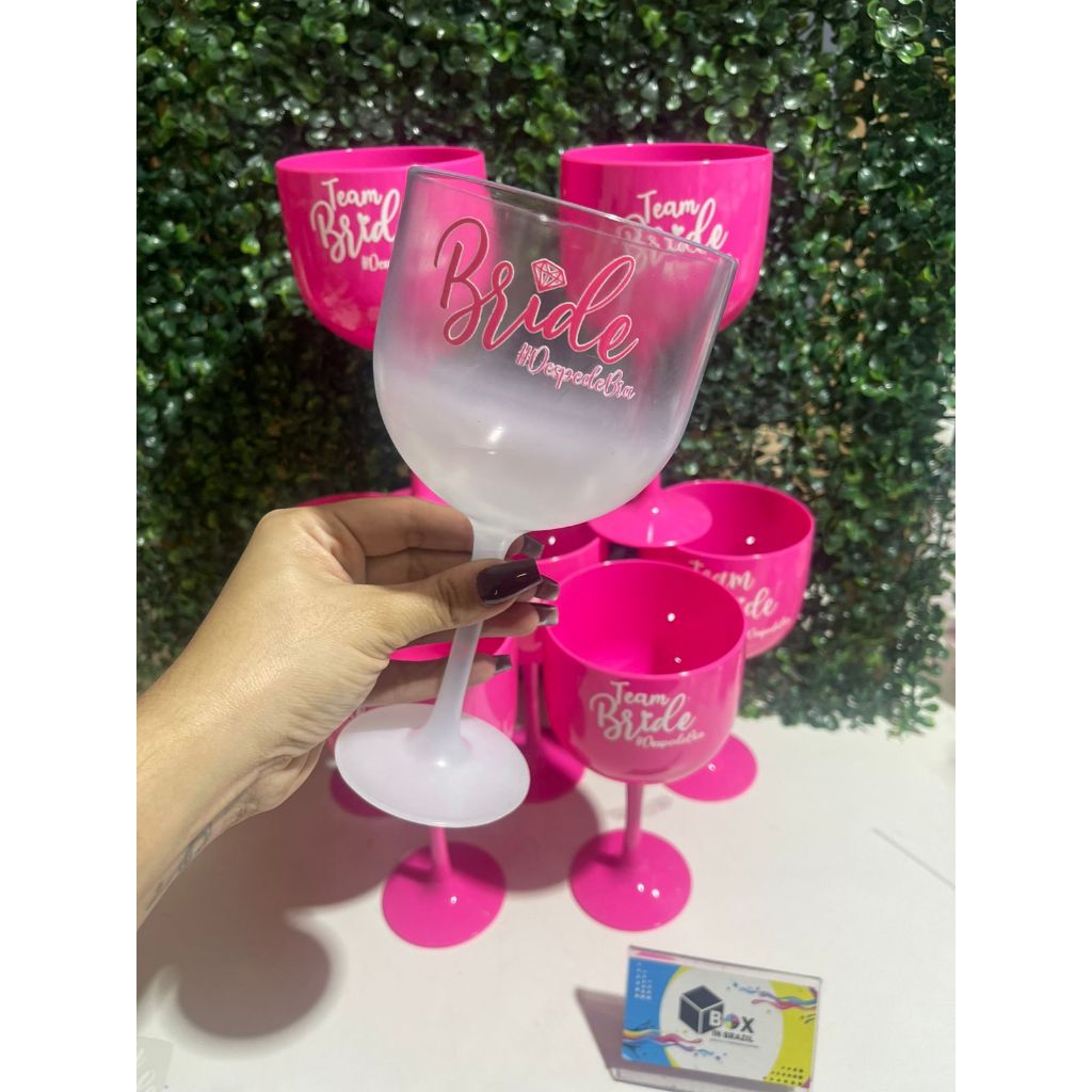 TAÇA GIN BRIDE E TEAM BRIDE 11 UNIDADES