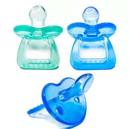 Chupeta 100% Silicone Bico Chato (Ortodôntico) Para Bebês Menino e Menina
