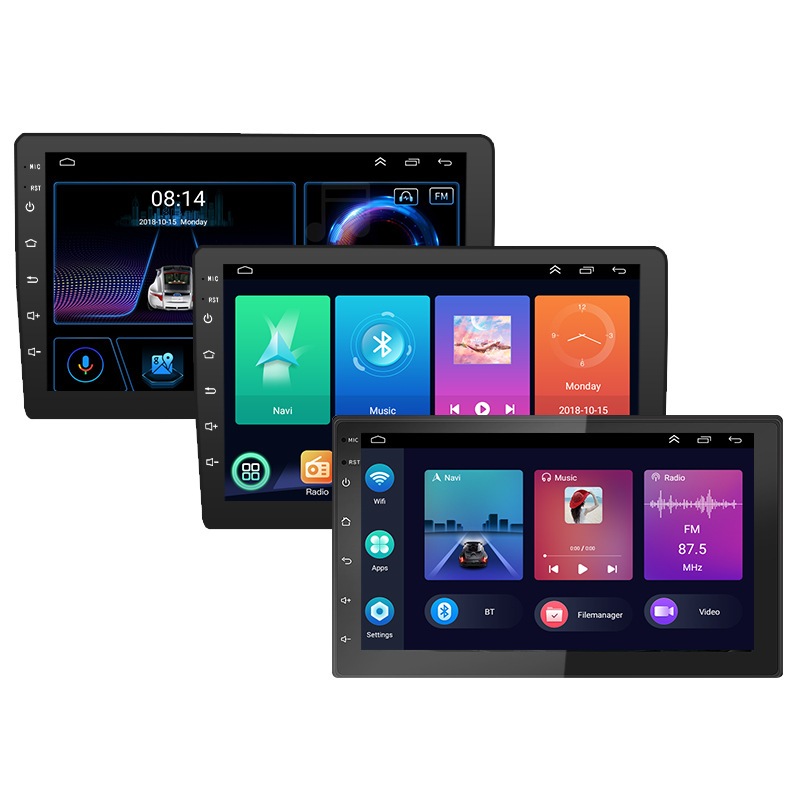 Central Multimídia 1 Din 10 Carplay Gps Bluetooth 4G/WiFi, GPS, FM/AM/RDS, rádio EQ/DSP/SWC +