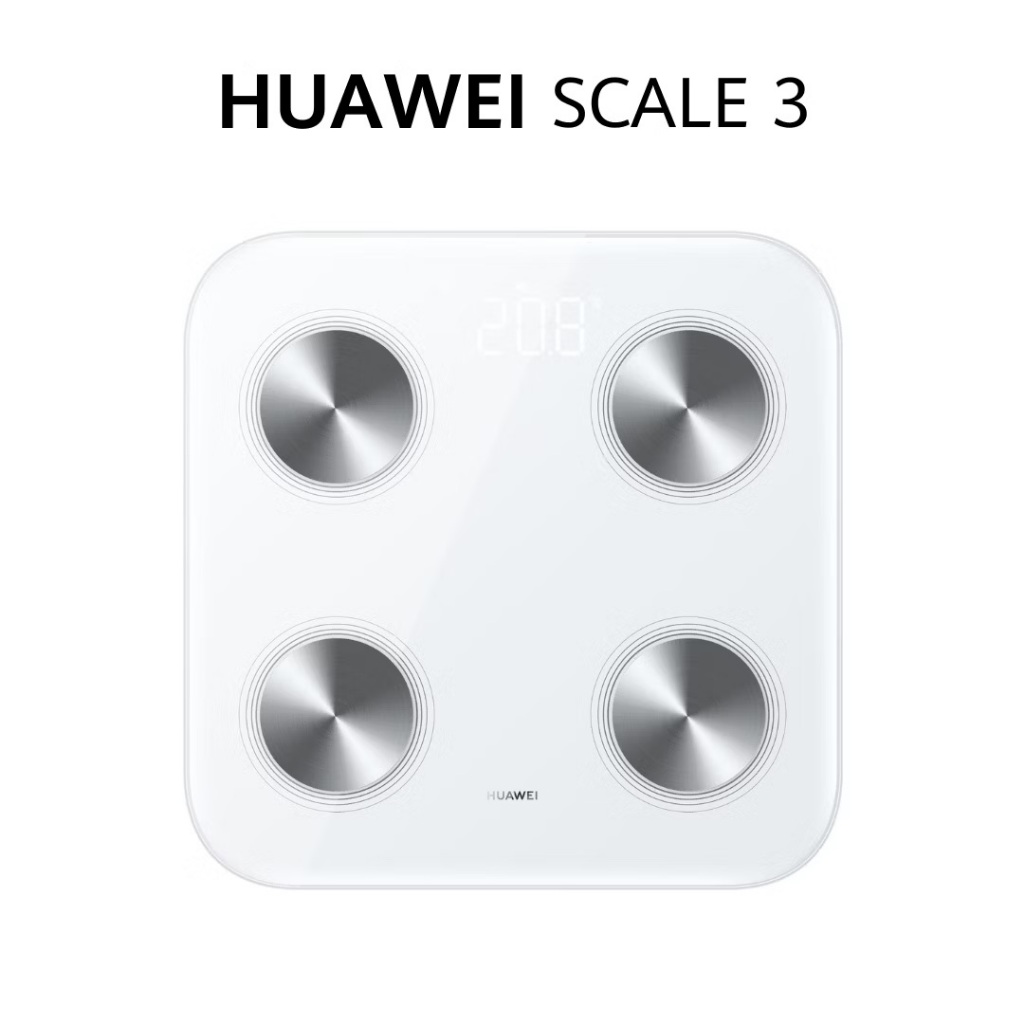 Huawei LED Smart Scale 3 (Branco) Model HEM-B19 WiFi, e Bluetooth, Balança Corporal Inteligente Bioimpedância 150 kg,