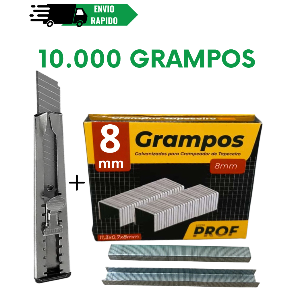 Grampos Para Grampeador Tapeceiro Ferramentas Profissional 4mm 6mm 8mm Grampos Para Grampeador Tapeceiro Ferramentas Profissional 4mm 6mm 8mm