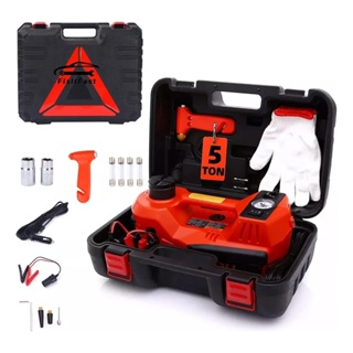Macaco Hidráulico Elétrico Fixitfast 5t 12v E Bomba Inflável em Oferta na Shopee