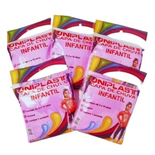Capa de chuva Infantil Descartável