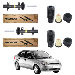 PAR AMORTECEDOR DIANTEIRO FIESTA 2003 A 2014 MONROE + KIT