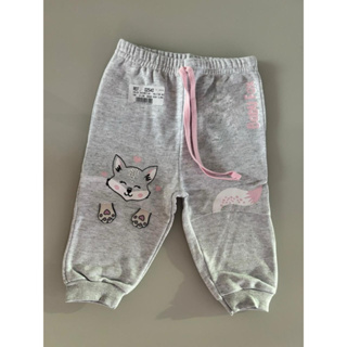 Calça moletom  mescla interativa flanelada bebê meninas PMG em Oferta na Shopee