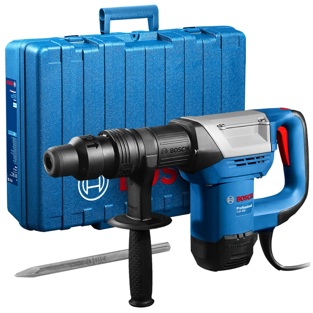 Martelete Demolidor GSH 500 Bosch 1100W SDS-Max em Maleta 220V em Oferta na Shopee
