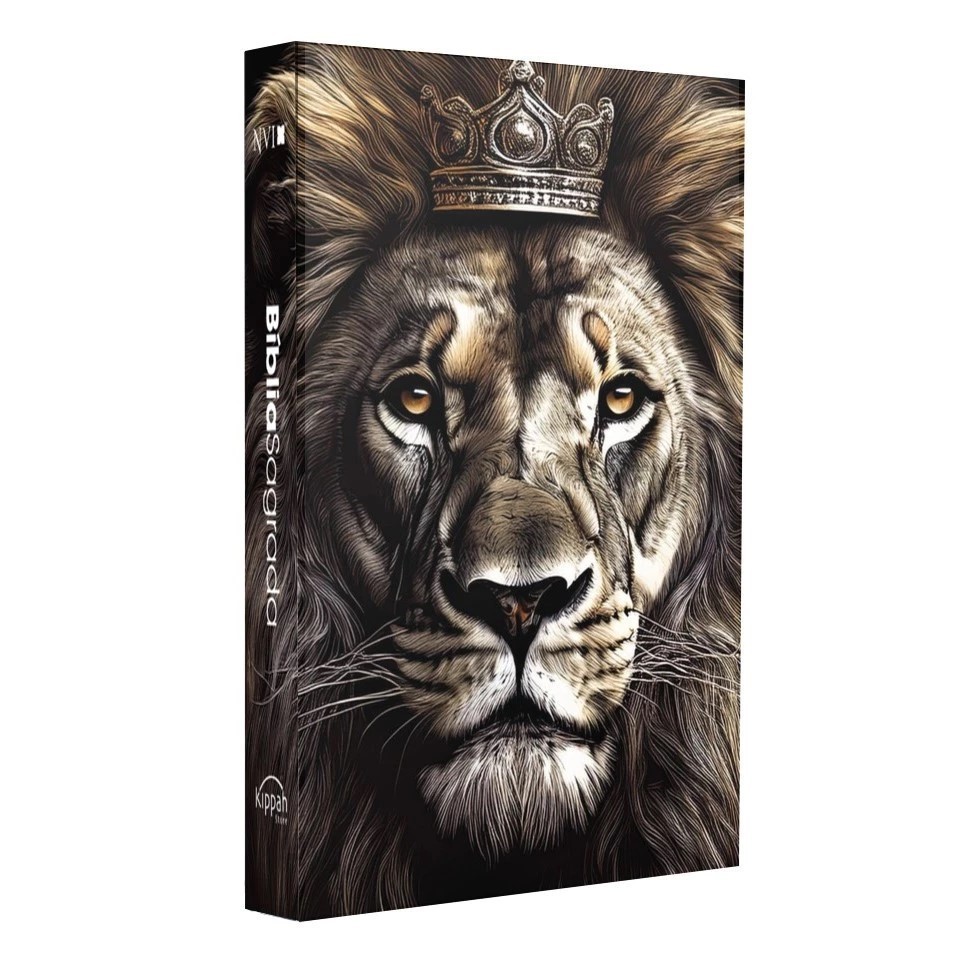 Bíblia Sagrada NVI - Leão Rei Judá - Capa Dura em Oferta na Shopee
