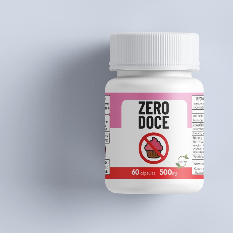 Zero Doce 60 cápsulas (composto natural que tira a vontade de comer doce)