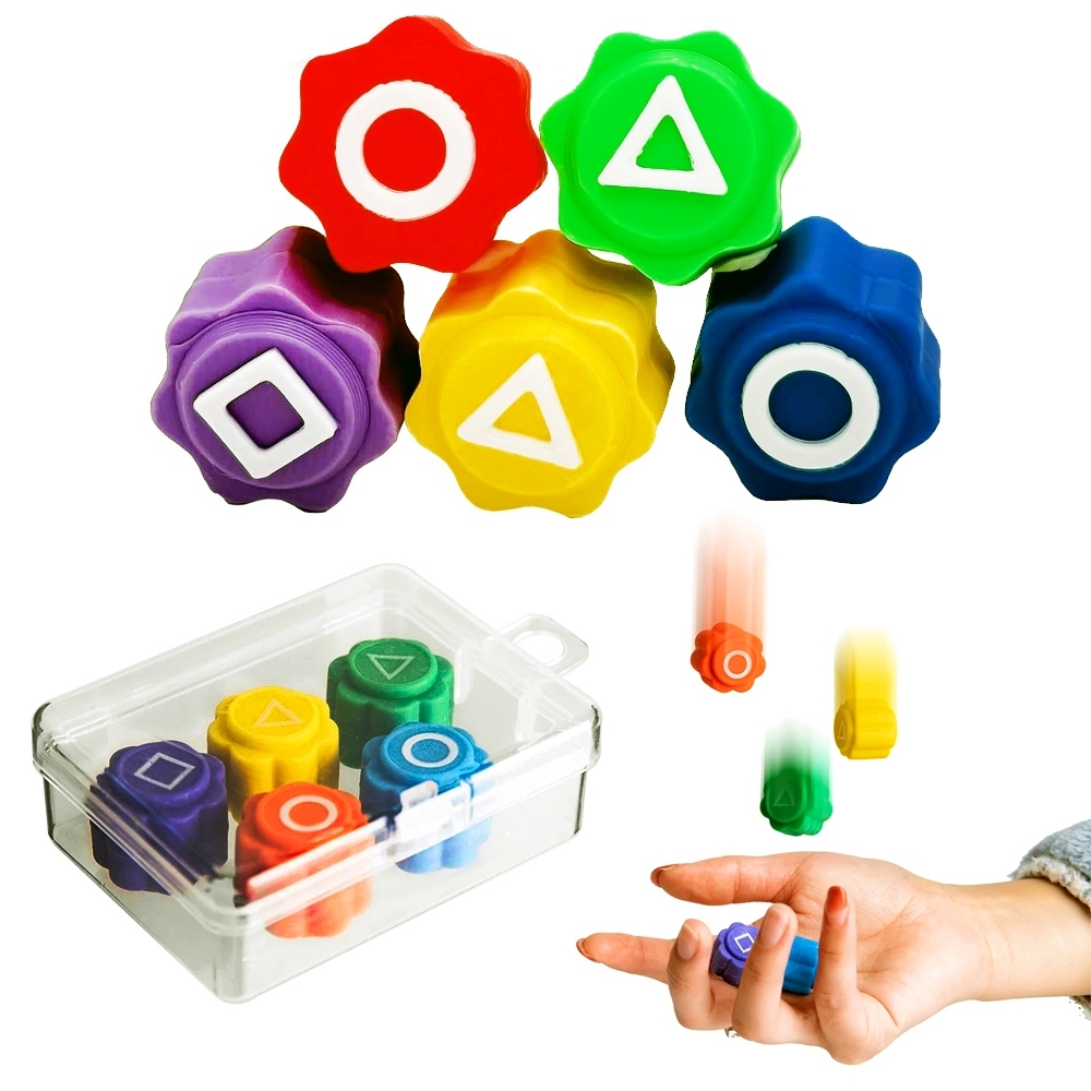 Jogo 5 Marias Gonggi Coreano Completo Colorido Com Estojo Dados em Oferta na Shopee