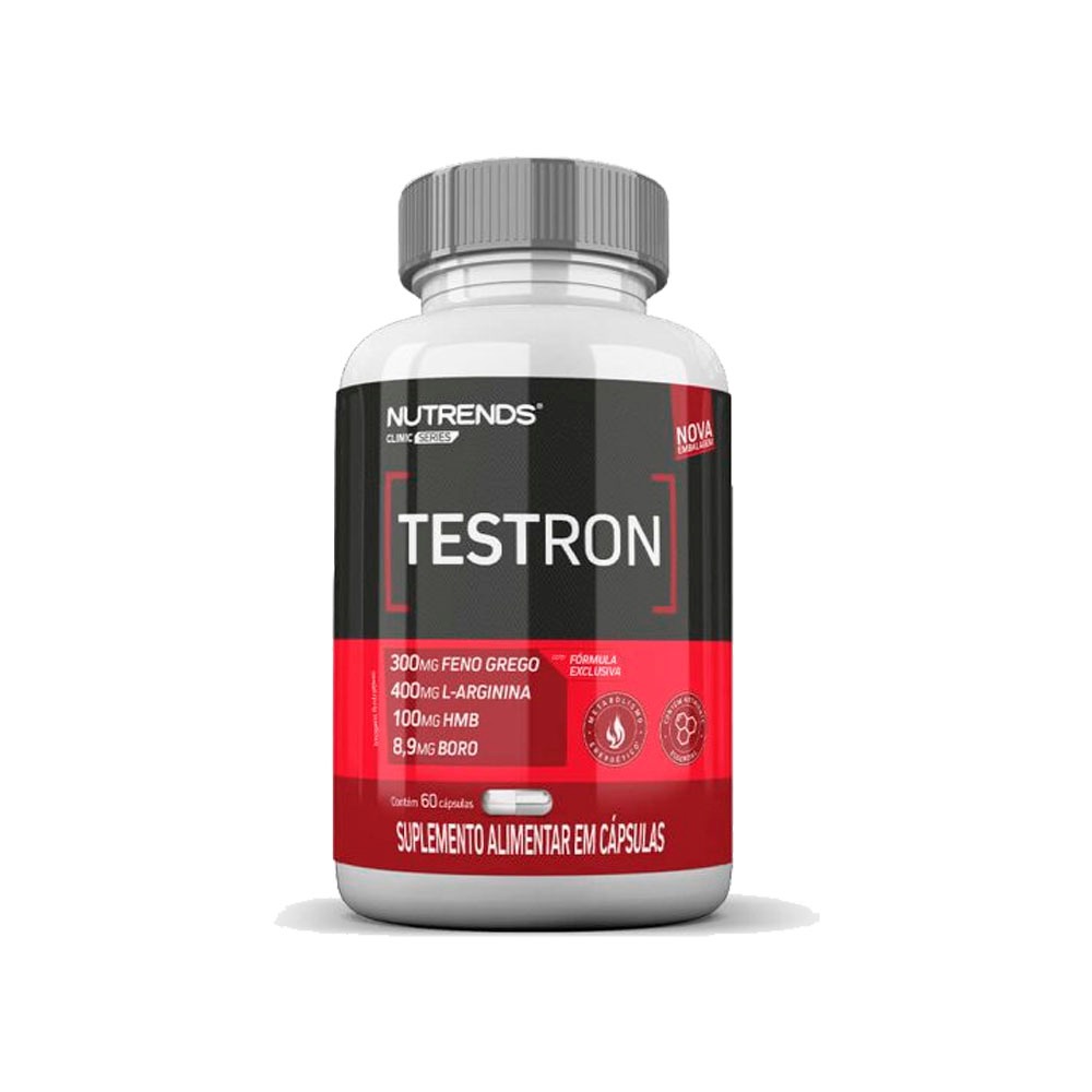 Testron (Feno Grego, Arginina e HMB) - 60 Cápsulas - Nutrends
