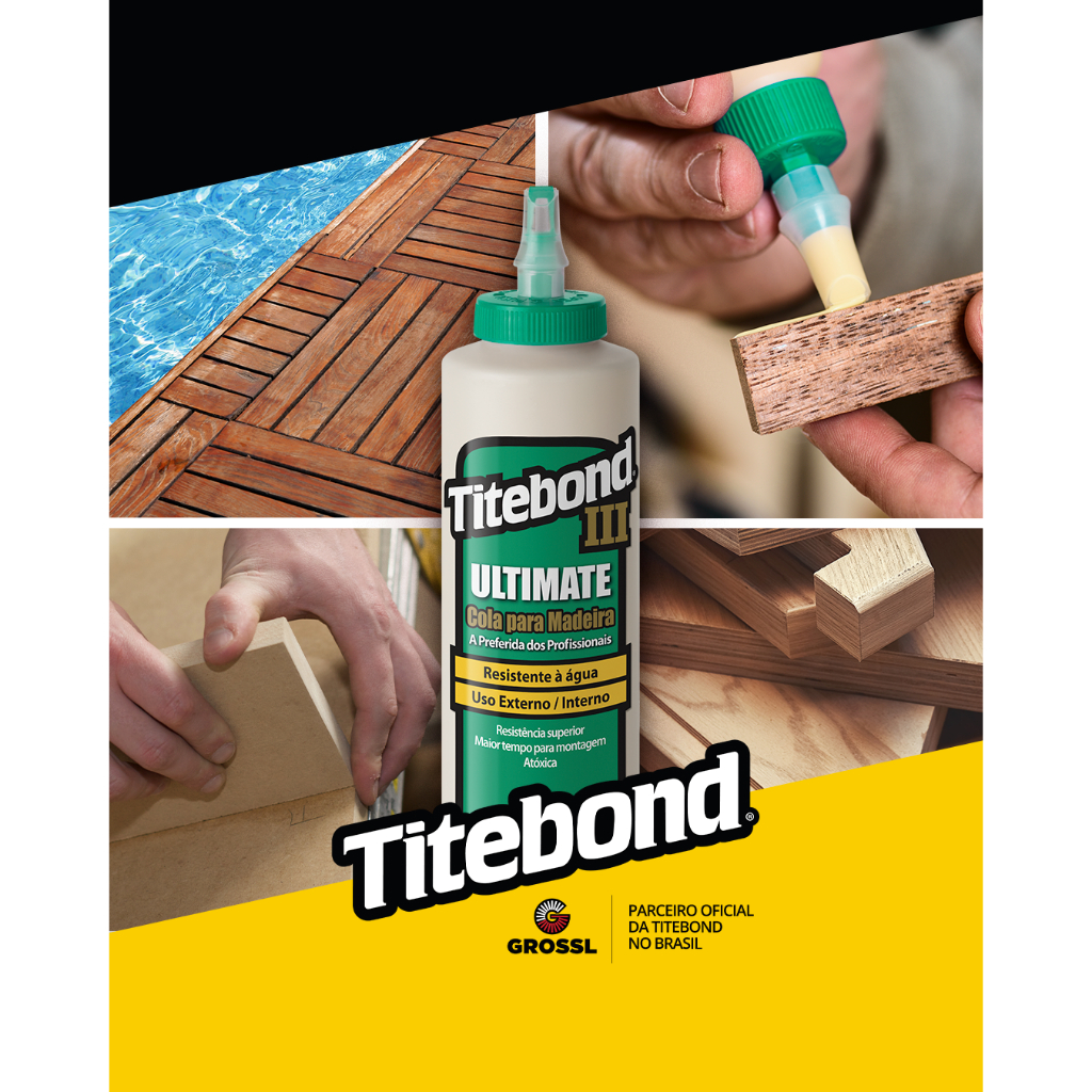 Cola Para Madeira Titebond III Ultimate Wood Glue 525G VD 31414