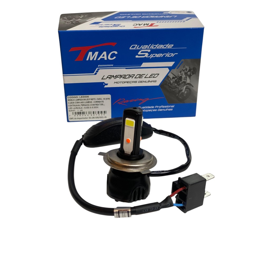 LAMPADA LED SUPER BRANCO 8000K BROS TITAN FAN XTZ XJ6 COM REATOR AUTO-RESFRIAMENTO em Oferta na Shopee