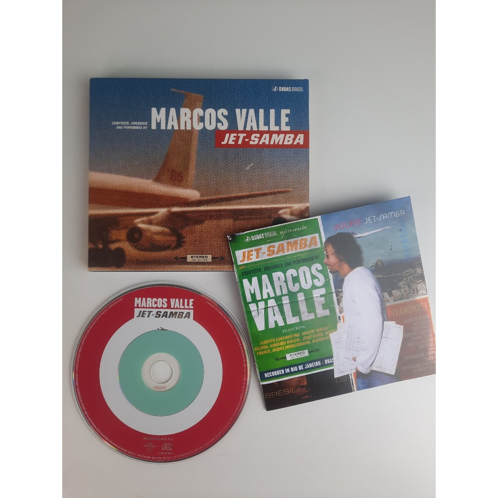 CD Marcos Valle Jet-Samba Japonês 2005 Raro
