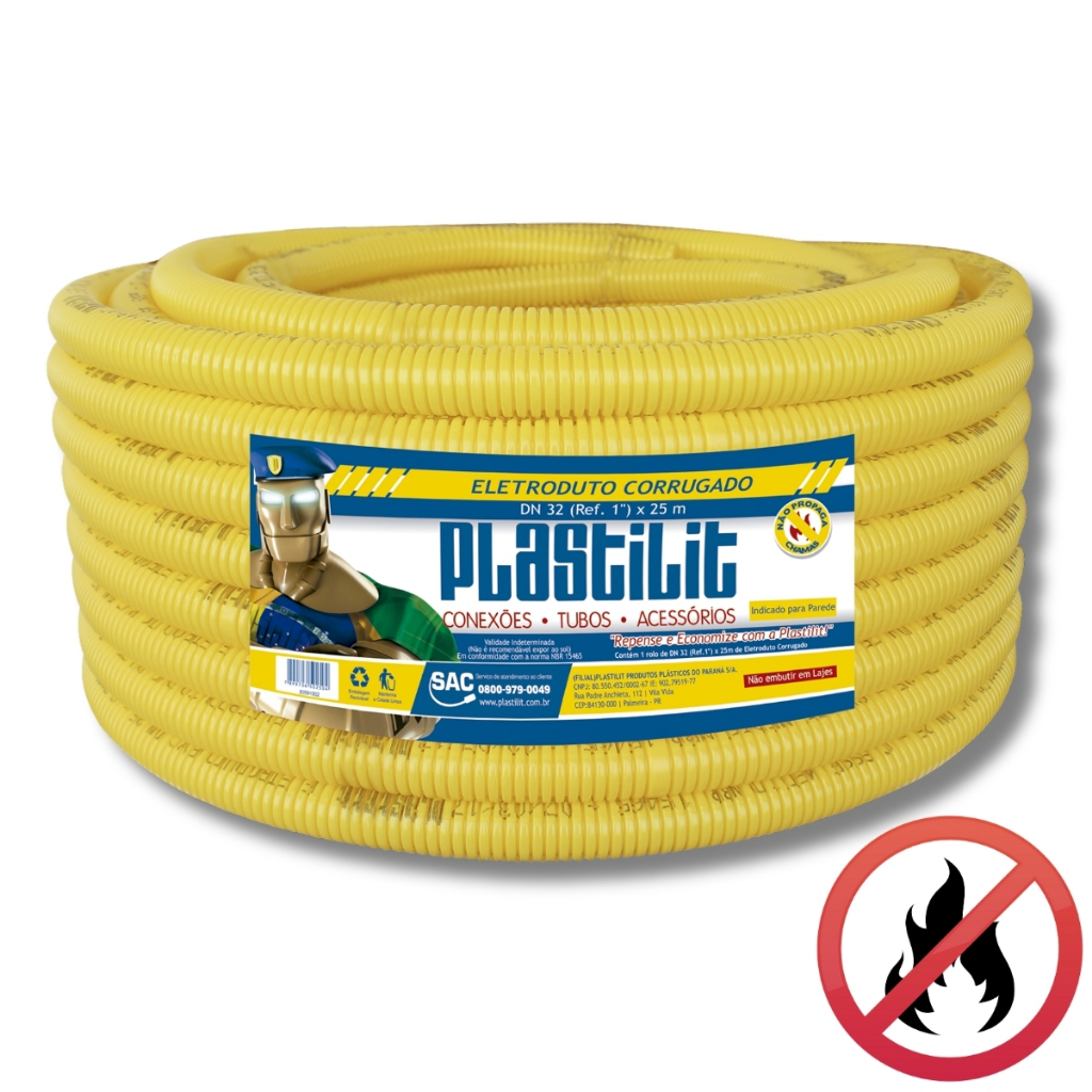 Eletroduto Mangueira Corrugada Conduite 3/4 X 50m Rolo Original em Oferta na Shopee
