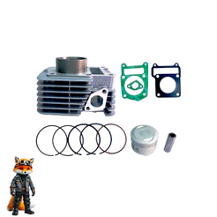 KIT MOTOR CILINDRO PISTAO E ANEIS YAMAHA YBR FACTOR 125 XTZ 125