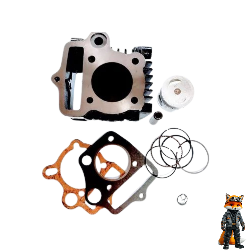 KIT MOTOR CILINDRO PISTAO E ANEIS SHINERAY 50CC PARA 70CC — imagem 2 de 2