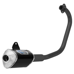 Escapamento Escape Moto Pro Tork Mini 3 Strada/Aero 1988 A 2002 Curva Preta Peças Acessórios