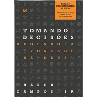 Tomando Decisões Segundo a Vontade de Deus - HEBER CAMPOS JR em Oferta na Shopee