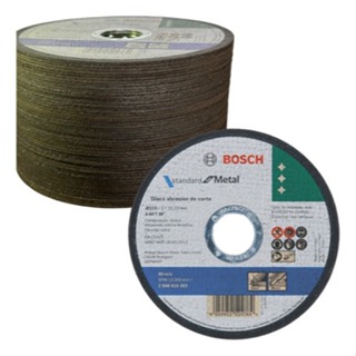 50 Discos Corte Metal Bosch 115x1,0mm P/ Esmerilhadeira em Oferta na Shopee