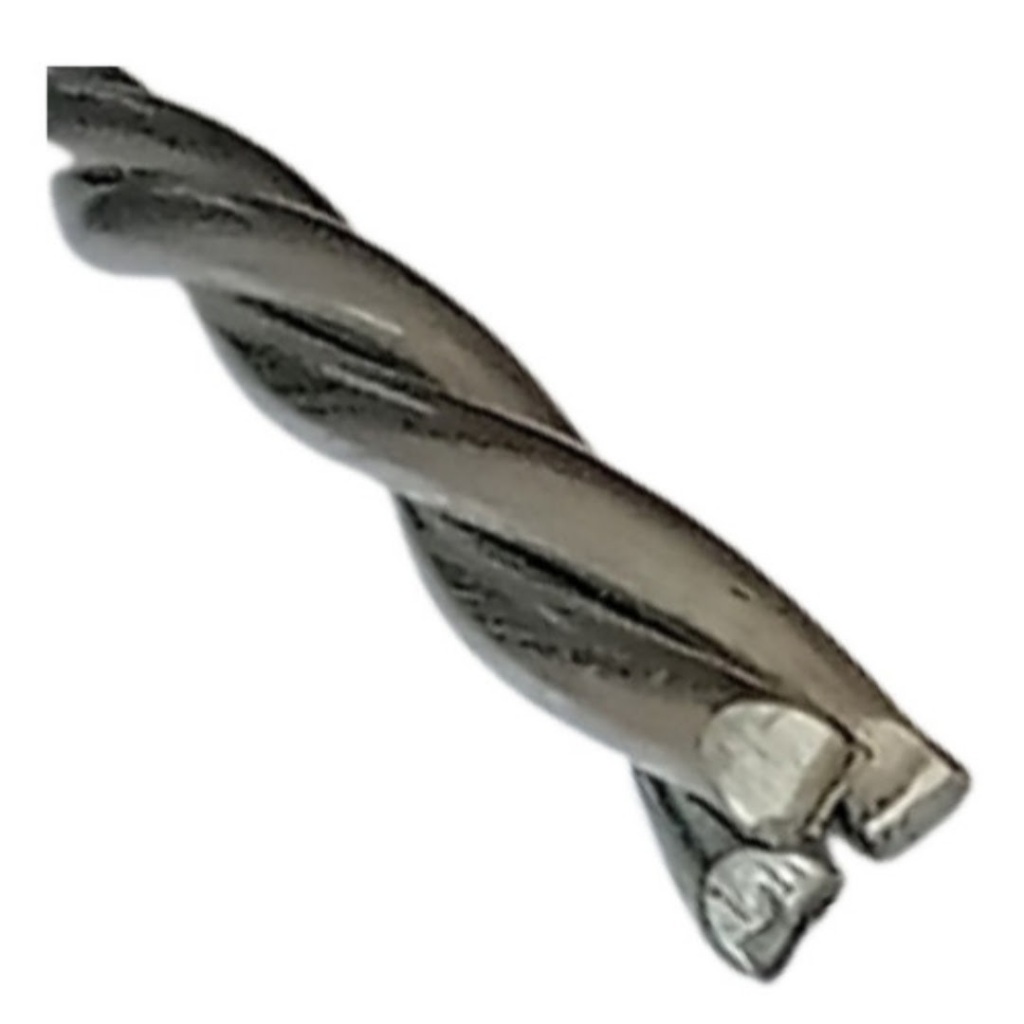 Cordoalha Bravo ZN12 -  100 metros super forte 1.500 kgf - Curral - Remanga - 3 fios - 6 mm
