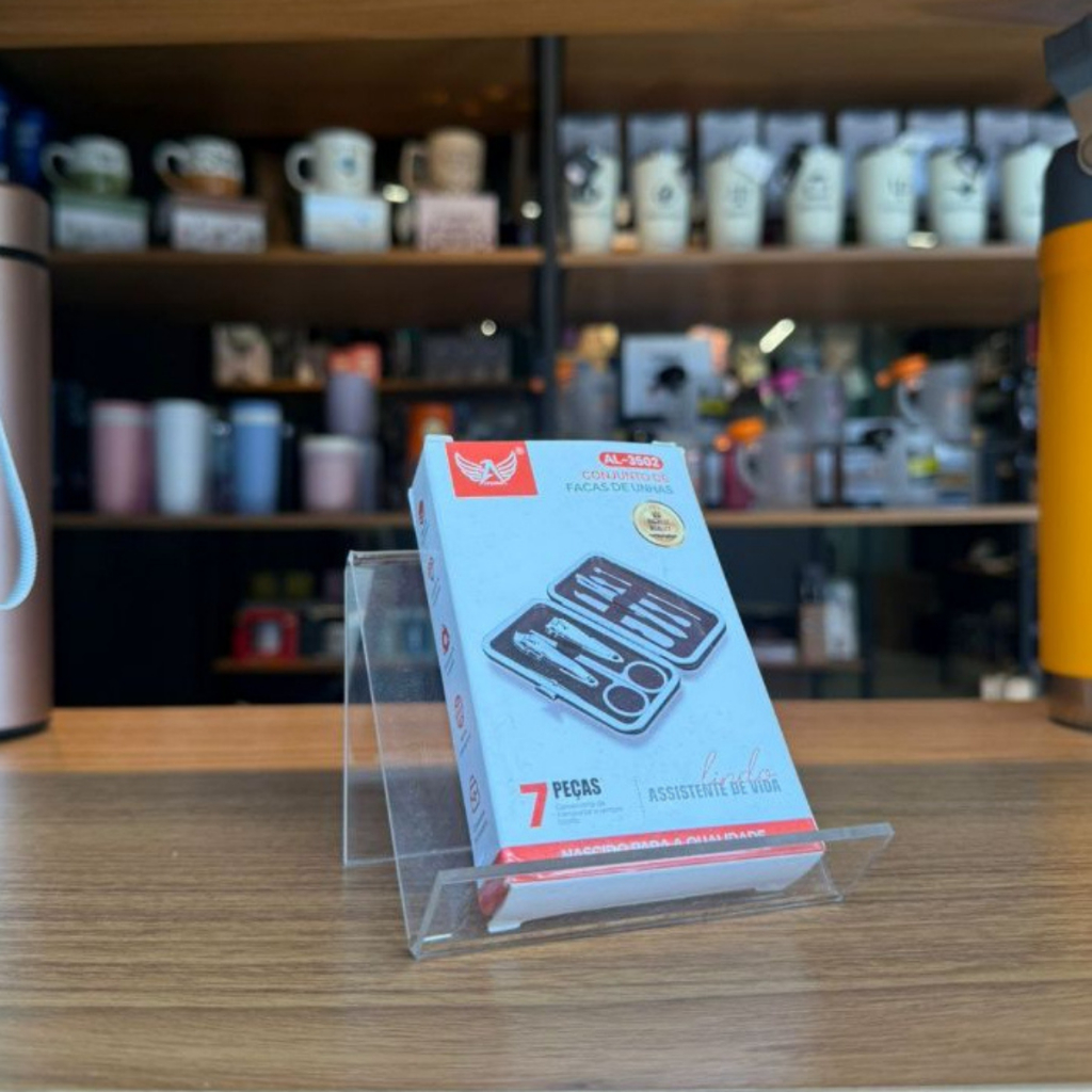 Suporte Expositor para Produtos Ideal para Vitrines Lojas e Feiras