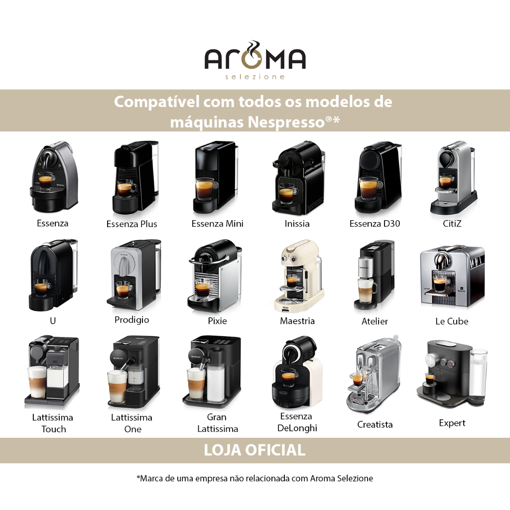 40 Cápsulas Nespresso * Cappuccino Caramelo - Aroma Selezione