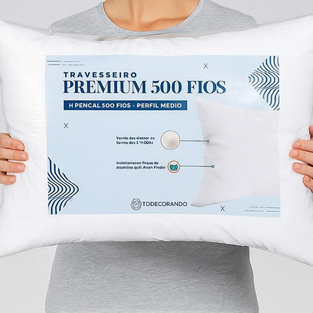 Travesseiro Pluma de Ganso em Espuma Travesseiro Firme Descanso 70x50 Anti Alergico Conforto PREMIUM