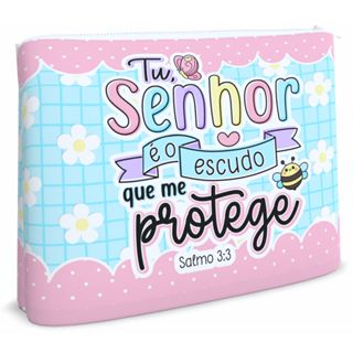 Necessaire 14x20_ Versículo Bíblico em Oferta na Shopee