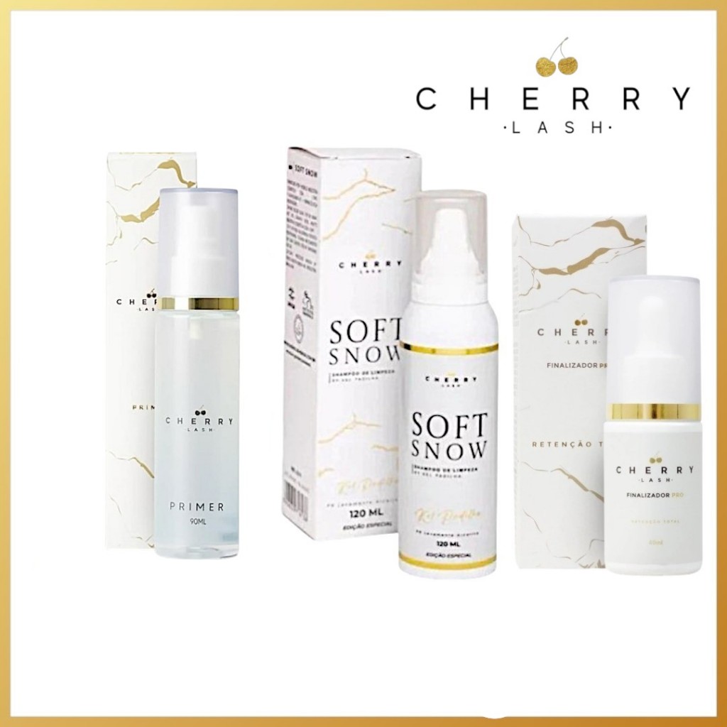 Retenção Cherry Lash Cílios - Primer Bruma Acelerador em Oferta na Shopee