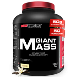 Hipercalórico Giant Mass 3kg - Aumento de massa muscular e Força - Bodybuilders