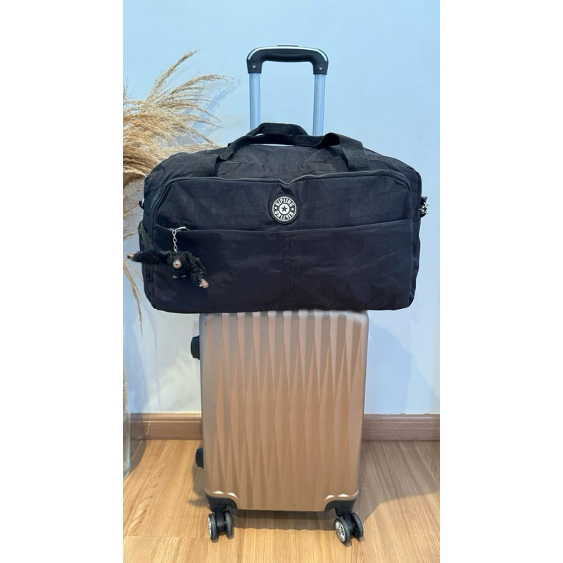 Mala de viagem de mão com suporte para coloca na mala acompanha chaveiro