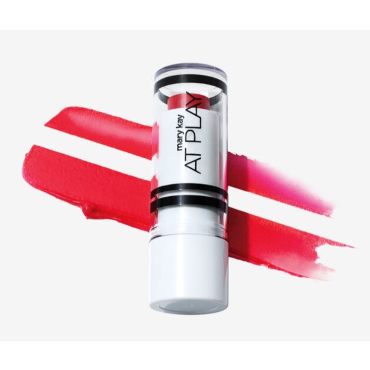 Bálsamo Batom Gloss Labial Com Cor At Play Balm Mary Kay