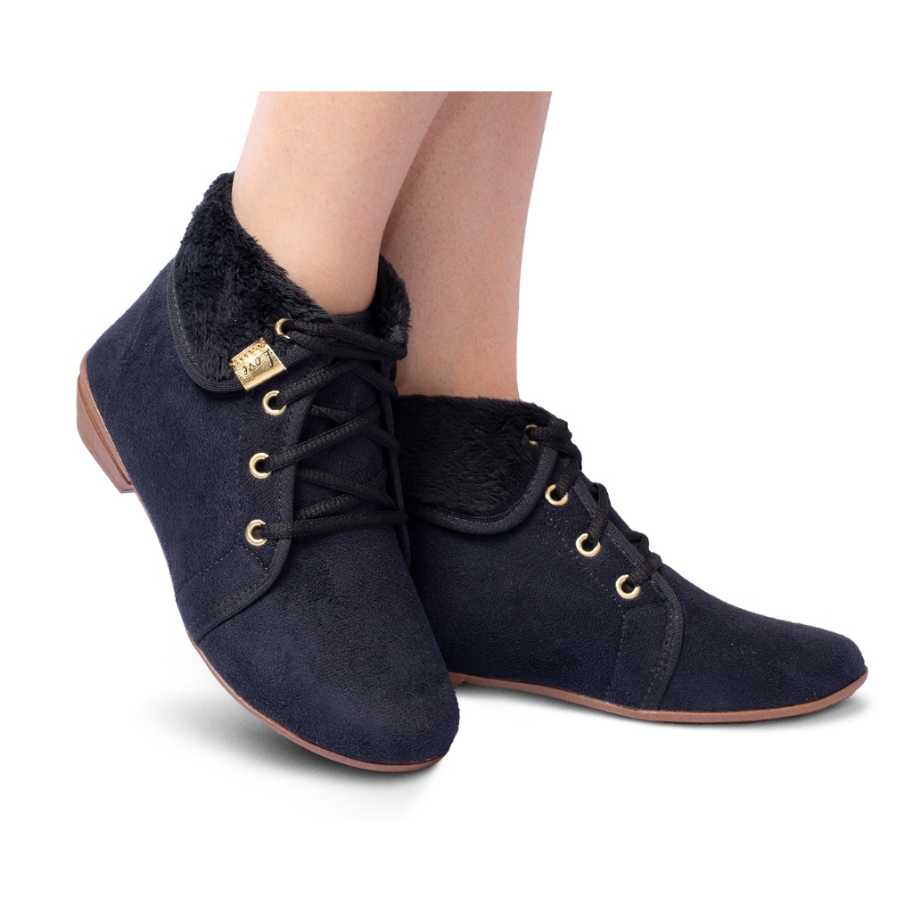 Bota Camurca Feminina Cano Curto: Onde Comprar | BuscaProdutos