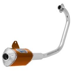 Escapamento Escape Moto Pro Tork Mini 3 Strada/aero 1988 À 2002 Curva Cromada