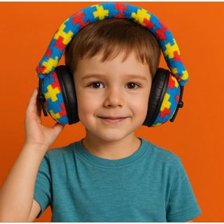 Abafador de Ruído Infantil Antirruído Para Crianças Autistas Protetor Auditivo Colorido Confortável em Oferta na Shopee