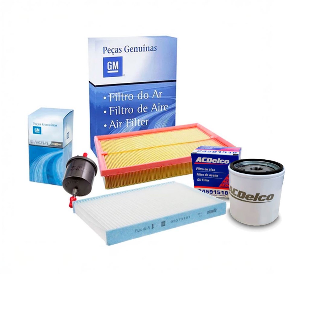 Kit Filtro Ar Oleo Combustivel Flex E Antipolen Astra Vectra em Oferta na Shopee