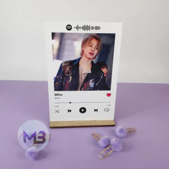 Placa MDF - BTS - Solos e Grupo - 10x15cm