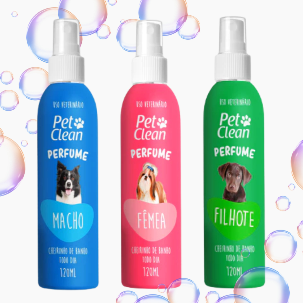 Perfume para Cachorro e Gato Pet Clean - 120 ml - Envio Imediato em Oferta na Shopee
