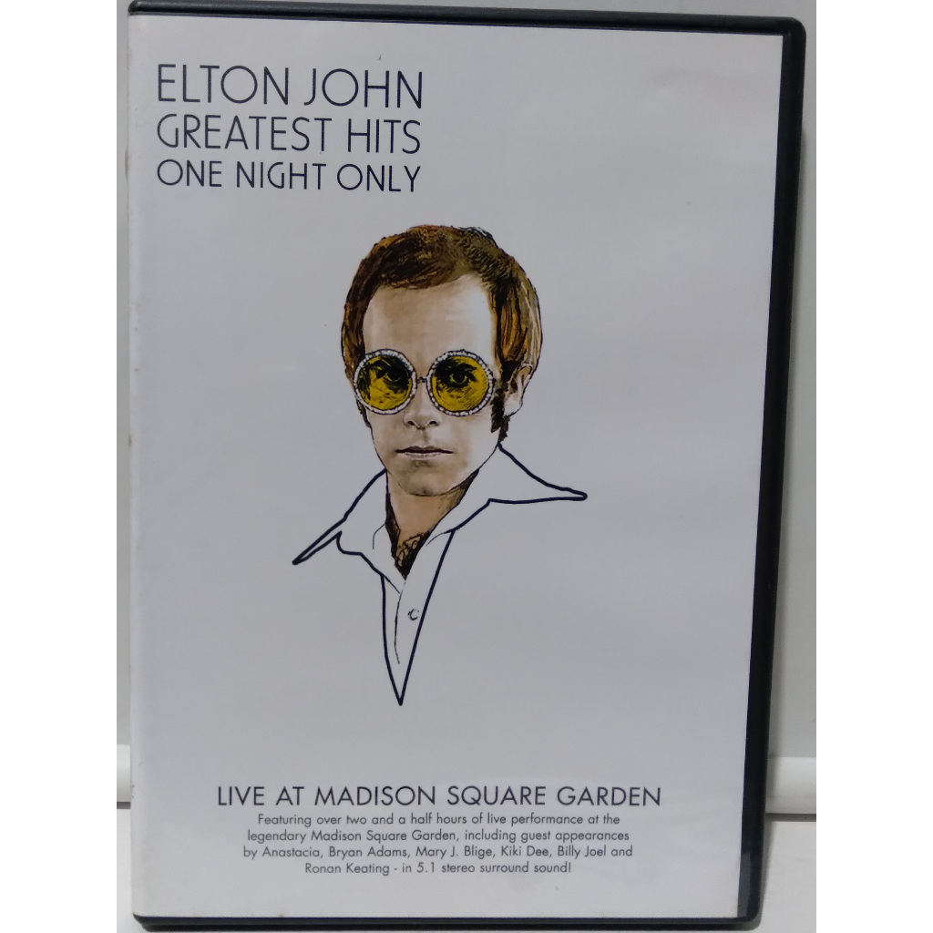 DVD - Elton John - One Night Only - Live At Madison Square Garden - 2000