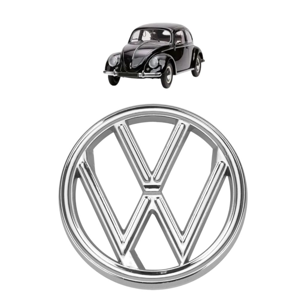 Emblema VW CAPO FUSCA CROMADO - Fusca antigo em Oferta na Shopee