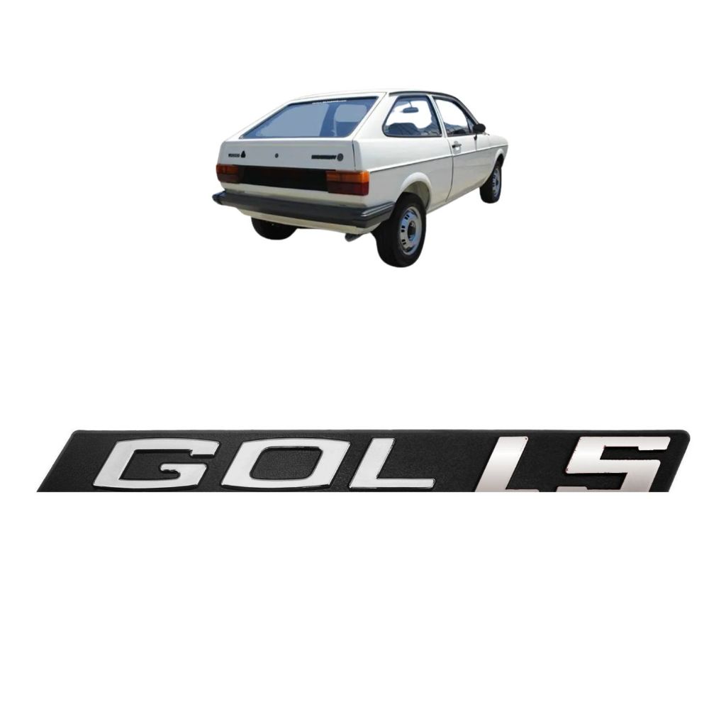 Emblema Letreiro GOL LS  Gol 1983 em diante