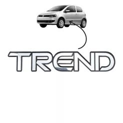 Emblema Adesivo TREND p/ Lateral FOX 2003 a 2009 GOL paraTI SAVEIRO 2006 a 2014 G4