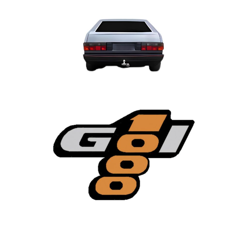 Emblema adesivo GOL 1000 laranja- Gol 1000 em Oferta na Shopee