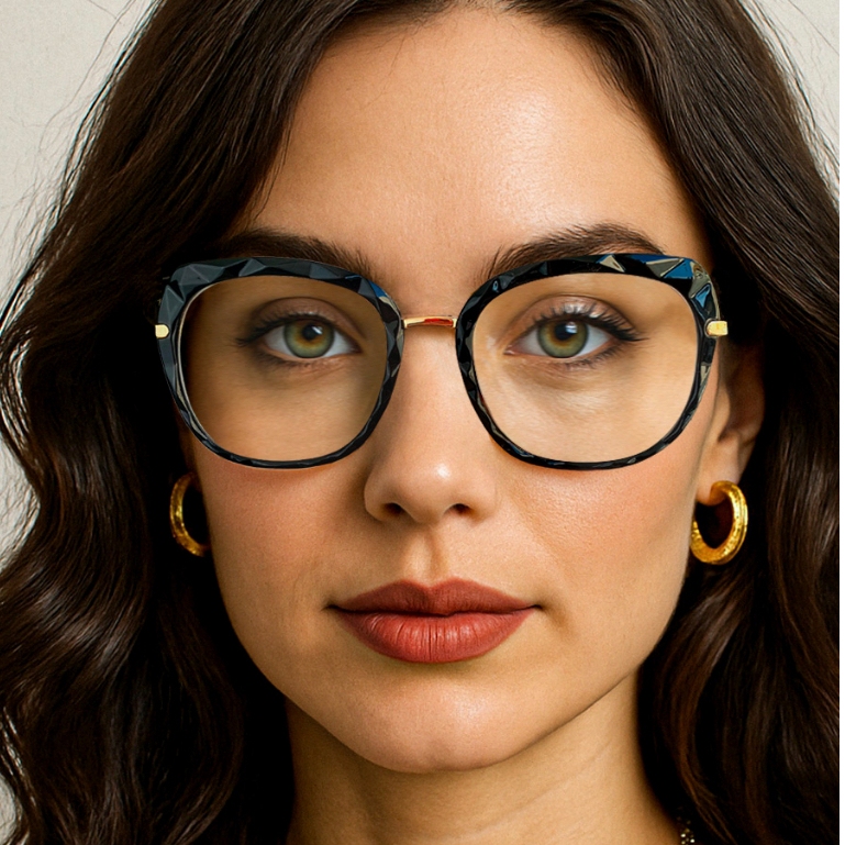 Óculos para Grau Armação Feminina Gatinho Moderna Blogueira Leve Confortável em Oferta na Shopee