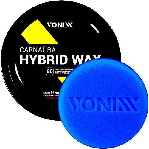 Cera Hybrid Wax 240ml Carnaúba Automotiva Protetora Vonixx Líder