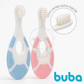 Escova de Dente Buba Infantil Escova bebê dentinhos escovinha de dente em Oferta na Shopee
