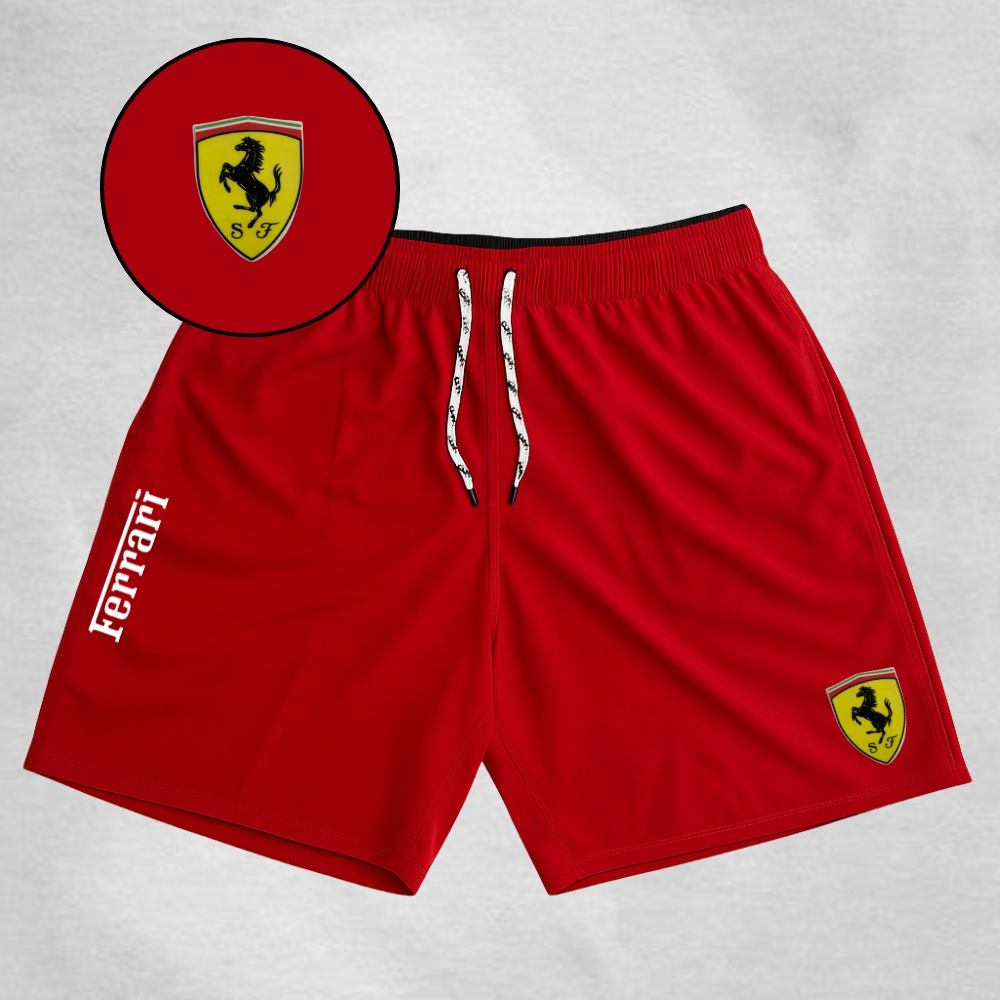Bermuda Masculino Elastano Modelo Academia - Fer_rari 01 Ideal para lazer corridas e esportes