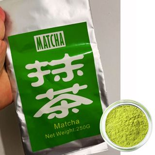 PACOTE CHÁ VERDE EM PÓ MATCHA SOLÚVEL 250G em Oferta na Shopee