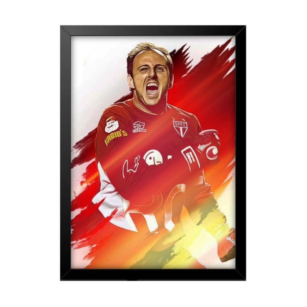 Quadro Decorativo São Paulo Fc Rogério Ceni Ídolo Tricolor Sala Quarto Futebol Tricolor Soberano