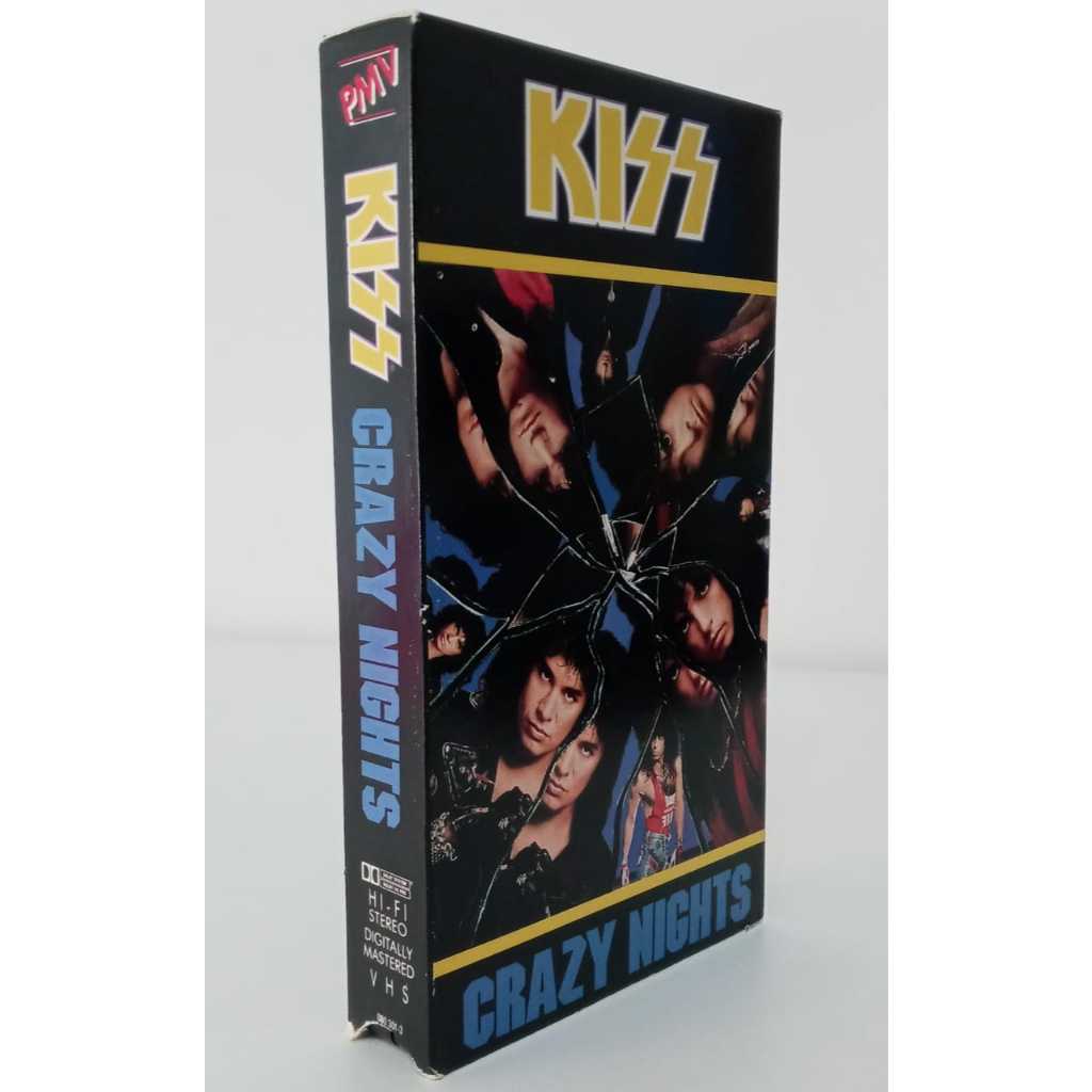 VHS Kiss - Crazy Nights - Imp. Eua - Raridade